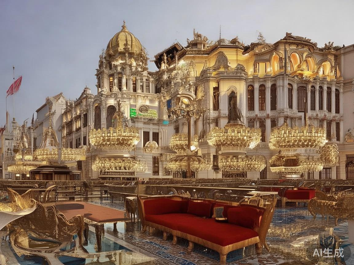 作为澳门最具代表性的娱乐场所之一，皇家赌场以其壮观